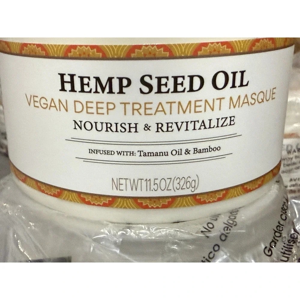 Lot of 3‎ Nubian Heritage Hemp Seed Oil Hair Mask 11.5oz Deep Treatment